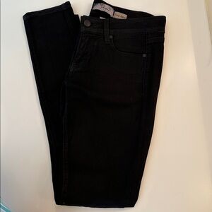 PAIGE Verdugo Ankle Fog Luxe Coating Jeans. Black. Size 26.